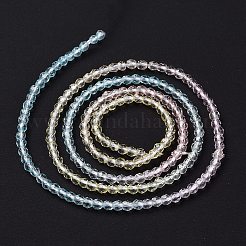 Transparent Gradient Color Glass Beads Strands&nbsp;GLAA-G101-2mm-16