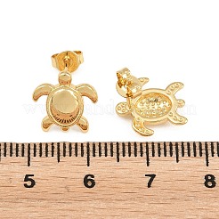 Brass Stud Earrings&nbsp;KK-H297-01G
