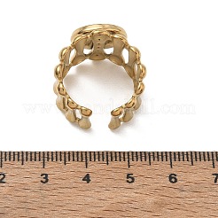 304 Stainless Steel Cuff Ring Components&nbsp;SA-CBA37BC-18C-G