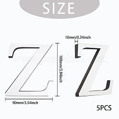 Acrylic Mirror Wall Stickers Decal&nbsp;DIY-CN0001-13A-Z