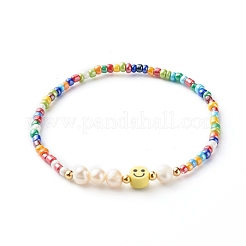Glass Beads Stretch Bracelets&nbsp;BJEW-JB06414