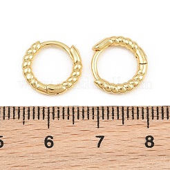Brass Huggie Hoop Earrings&nbsp;KK-CBA8324-18D-G
