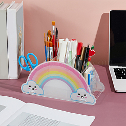Rainbow Acrylic Pen Holder&nbsp;DIY-WH0899-372