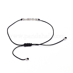 Unisex Adjustable Morse Code Bracelets&nbsp;BJEW-JB05011-01