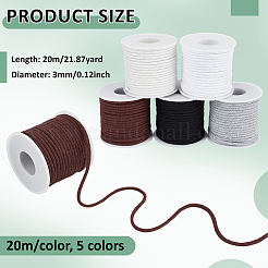 100M 5 Colors Polycotton Thread String&nbsp;OCOR-BC0009-60
