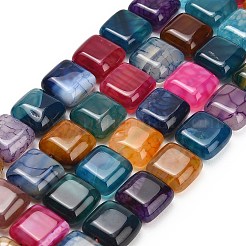 Natural Dragon Veins Agate Beads Strands&nbsp;GG-L001-K01-01F