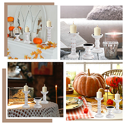 5Pcs Wooden Candlestick&nbsp;DIY-WA0001-10