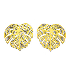 Spray Painted 430 Stainless Steel Filigree Pendants&nbsp;STAS-TAC0018-26C