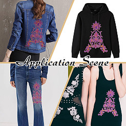 Polyester Clothing Patches&nbsp;LS-PATC-WH0816-008B
