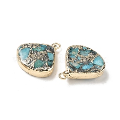 Dyed Synthetic Imperial Jasper Pendants&nbsp;G-D337-01G