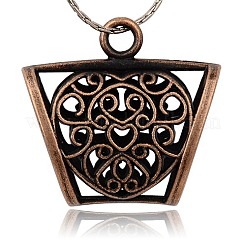 Scarf Pendant Making Tibetan Style Alloy Tube Bails&nbsp;PALLOY-J080-01R-NF
