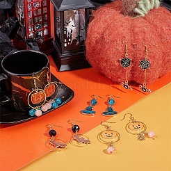 188 Pcs DIY Halloween Themed Earring Making Kits&nbsp;DIY-SC0014-73