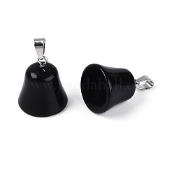 Natural Obsidian Pendants&nbsp;G-N349-15P-01