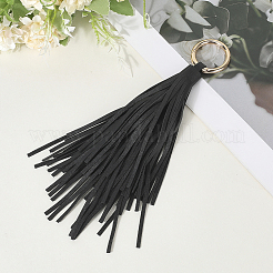 PU Leather Tassel Pendans Keychain&nbsp;FIND-WH20019-242G-05