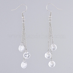 304 Stainless Steel Dangle Earrings&nbsp;EJEW-JE04003-03