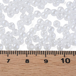 6/0 Imitation Jade Glass Seed Beads&nbsp;SEED-N004-006-01