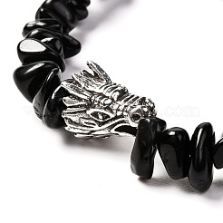 Natural & Synthetic Mixed Gemstone Stretch Bracelet for Men Women&nbsp;BJEW-JB06706