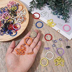 DIY Keychain Findings Kits&nbsp;DIY-SC0003-48
