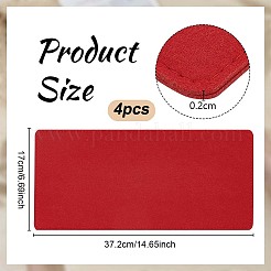 Felt Pad Rectangle Bag Bottom&nbsp;FIND-WH0149-85B