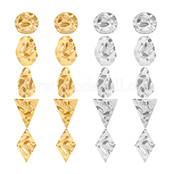 20Pcs 10 Styles Stainless Steel Pendants&nbsp;STAS-PH0006-95