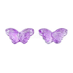 Transparent Spray Painted Glass Beads&nbsp;GLAA-S190-018A-B01
