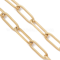 4MM 304 Stainless Steel Paperclip Chain Bracelet Making&nbsp;AJEW-JB01431