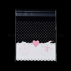 Christmas Theme Plastic Bakeware Bag&nbsp;OPP-Q004-04C