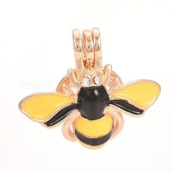 Alloy Enamel Diffuser Locket Pendants&nbsp;PALLOY-S109-05