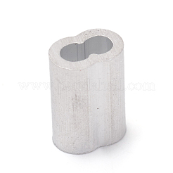 Aluminum Slide Charms/Slider Beads&nbsp;ALUM-WH0164-58-1.5mm
