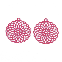 430 Stainless Steel Filigree Pendants&nbsp;STAS-S108-03E
