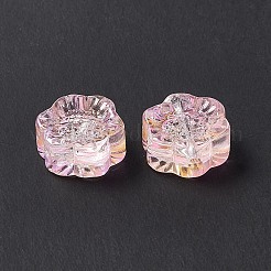 Electroplated Glass Beads&nbsp;X-GLAA-G090-01