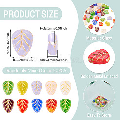 50Pcs Transparent Glass Beads&nbsp;LAMP-TA0002-65