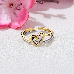 2Pcs Heart Layered Rings&nbsp;JR931A