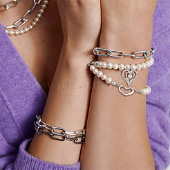 1Pc Sterling Silver Spring Gate Rings&nbsp;STER-BC0003-47P