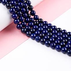Natural Lapis Lazuli Round Beads Strands&nbsp;X-G-I181-10-6mm