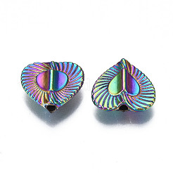 Rack Plating Rainbow Color Alloy Beads&nbsp;PALLOY-S180-356