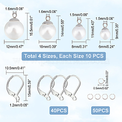 DIY Imitation Pearl Drop Earring Making Kit&nbsp;DIY-DC0001-39