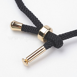 Cotton Twisted Cord Bracelet Making&nbsp;MAK-L012-03