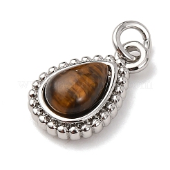 Natural Tiger Eye Pendants&nbsp;KK-A279-13P