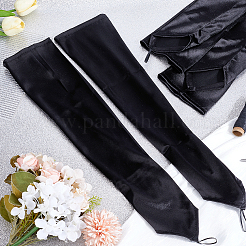 Women Satin Hook Finger Gloves&nbsp;AJEW-WH0455-59C
