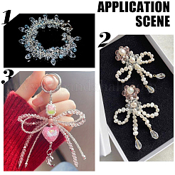 820Pcs Transaparent Glass Beads Strands&nbsp;GLAA-SP0001-40