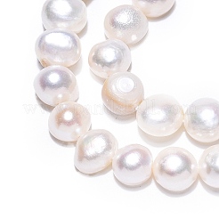 Natural Cultured Freshwater Pearl Beads Strands&nbsp;PEAR-N014-08E-01A