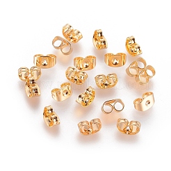 Real 18K Gold Plated Brass Ear Nuts&nbsp;X-KK-L147-214-NR