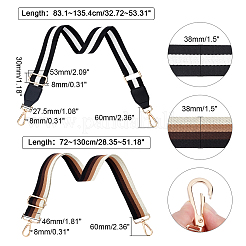 2 Style Stripe Pattern Polyester Bag Tape&nbsp;FIND-FH0002-90
