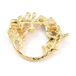 Garland Alloy Brooch with Resin Pearl&nbsp;JEWB-O009-08