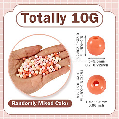 10G Opaque Acrylic Beads&nbsp;SACR-TADJ0001-03E