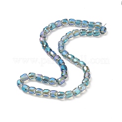 Electroplate Opaque Glass Beads&nbsp;GLAA-F108-10A-12