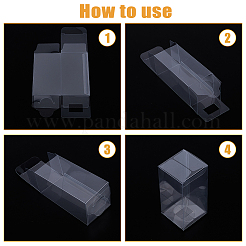 Rectangle Transparent Plastic PVC Box Gift Packaging&nbsp;CON-DC0001-12C