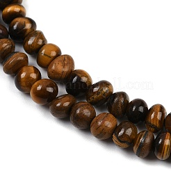Natural Tiger Eye Beads Strands&nbsp;G-G053-C12-01