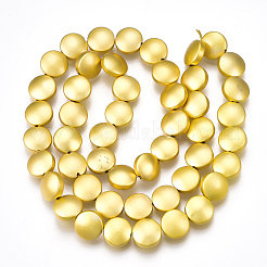 Electroplate Non-magnetic Synthetic Hematite Beads Strands&nbsp;G-T061-185G